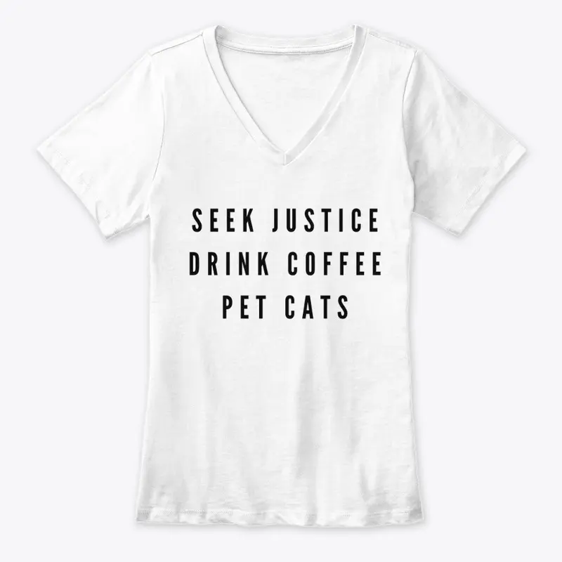 Justice, Coffee, & Cats